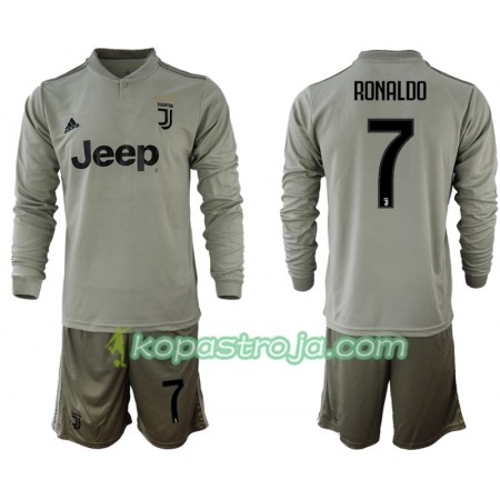 Billiga Fotbollströjor Juventus RONALDO 7 Barn Borta tröja 2018/19 Långärmad